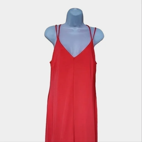 NWT Neiman Marcus Bailey 44 Red Maxi Cocktail Dress - Picture 2 of 14